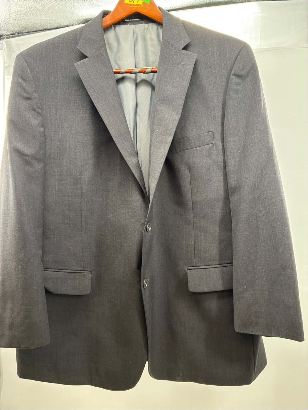 Pronto Uomo Dark Gray Two-Button Men's Blazer